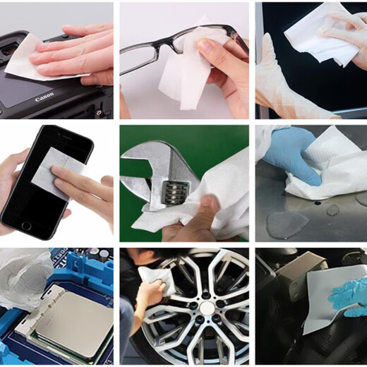 FEITA dust-free cloth for screen instrument lens cleaning wipes 4' industrial dust-free electrostatic rag 9 inches 6 inches microfiber dust cloth laser edge banding 9 inches 150 pieces/pack