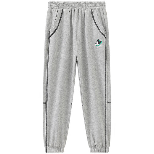 
Disney (DISNEY) children's clothing boys and girls quick-drying trousers not easy to pill mosquito-proof sports tying trousers 24 summer DB421ME01 gray 160