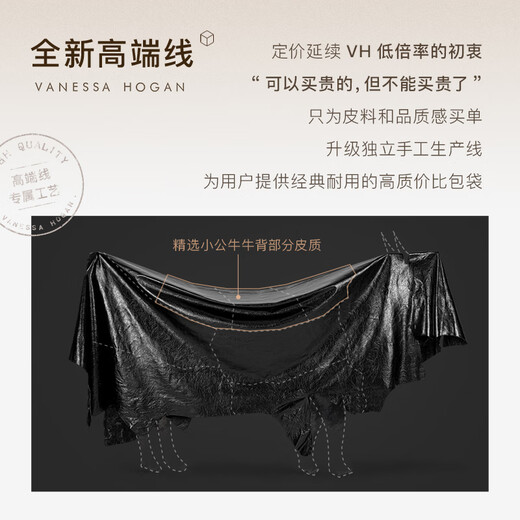VANESSA HOGAN VH女包高端线新品沐木钱包头层植鞣牛皮多功能卡包零钱包卡夹 可可红棕（礼盒装）