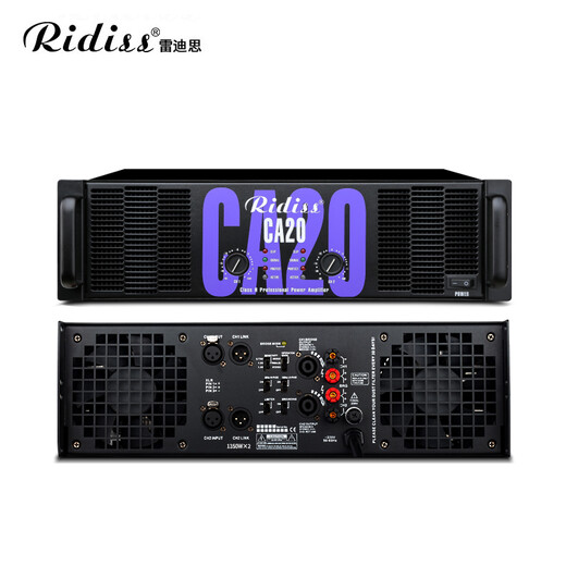 Ridiss professional power amplifier CA series dual-channel high-power professional audio stage sound performance engineering home KTV pure power amplifier CA9 800W2