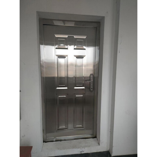 美克杰304不锈钢门加厚一整套不锈钢门单门防盗门进户门现货标准门可定 内包内右/外包外左 860*1960()