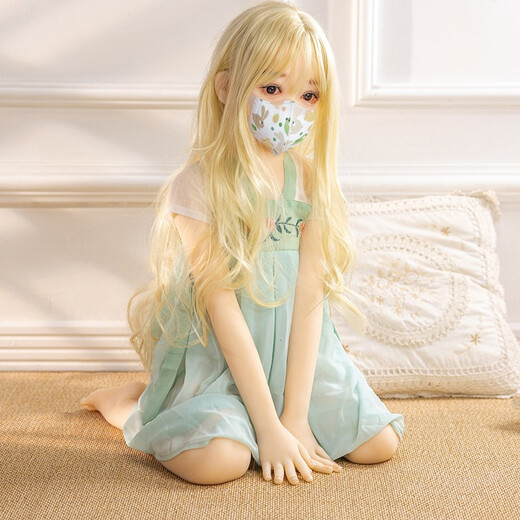 HANIDOLL Hani doll solid body silicone free inflatable male sex toy real version inverted mold with skeleton masturbation silicone head + TPE body 128cm