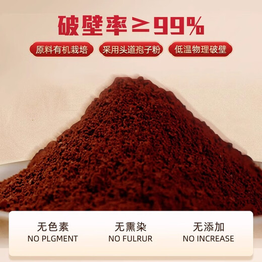 尚绿上海农科院瑞丰破壁灵芝孢子粉增强免疫力三萜三姑含量高第二代 1盒装