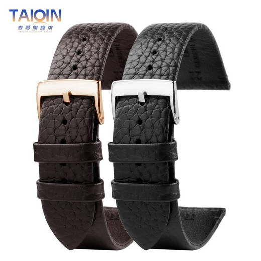 Tachini adecuado para la correa de reloj Armani Ar11105 11143 11315 AR2502 Patrón de liquesas Accesorios de correa de cuero genuino Hebilla de acero marrón 22 mm