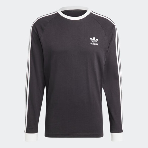 adidas [Jinlang Sports] Clover Men's Retro Outfit Slim Long Sleeve Round Neck T-shirt IA4877 IA4877 Color S