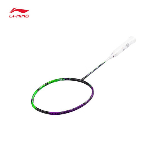 李宁战戟 9000（4U）晶石绿龙吟紫羽毛球拍（单拍无线）AYPU021