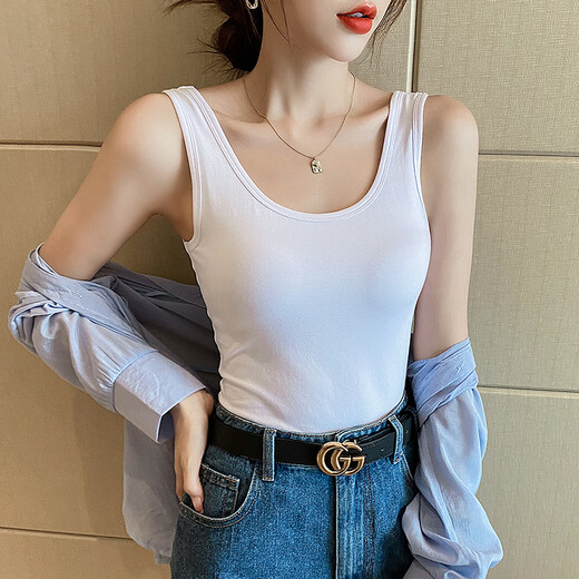 Langsha camisole women's inner and outer wear spring and summer thin style bottoming sexy beautiful back anti-exposure