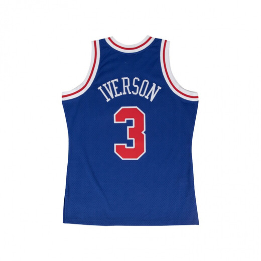 MITCHELL & NESSMitchell&Ness 76ers Iverson jersey 96-97 season fan version retro sports vest blue XL MITCHELL & NESSMitchell&Ness 76ers Iverson jersey 96-97 season fan version retro sports vest blue XL