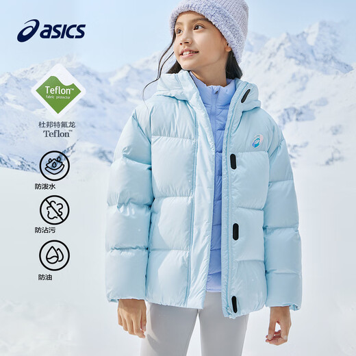 ASICS (ASICS) Ropa para niños Chicas de tres a prueba de chicas de tres a prueba Invierno 2024 Chaqueta de pan de manga de hojaldre suelto 334241074003