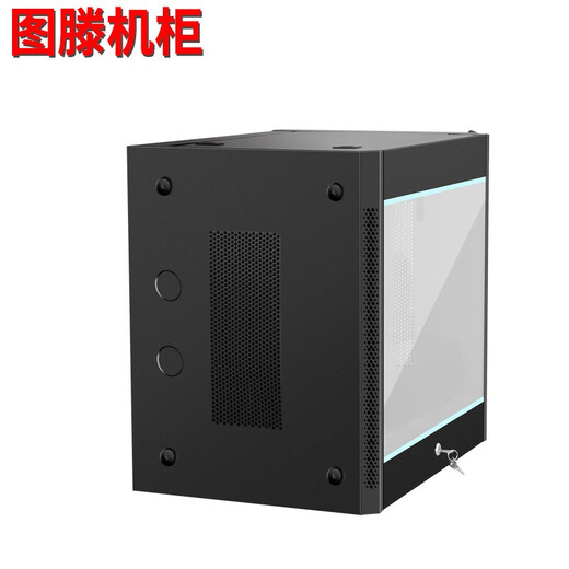 Tuten network cabinet 12u thickened switch weak current monitoring glass door small W6512 high 700 wide 600 deep 450 four-door
