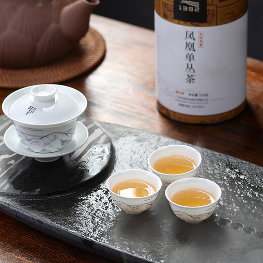 Tianchi tea oolong tea phoenix single crown tea duck shit fragrance Chaozhou single cong oolong tea spring tea new tea cans for elders Milanxiang 125g*1 can