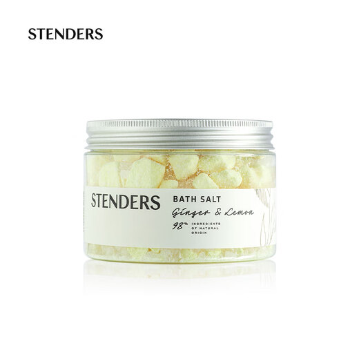 STENDERS Ginger Lemon Bath Salt 500g. Bath salt for foot soaking to nourish the skin. Use salt to nourish the skin. Gift for boyfriend and girlfriend.