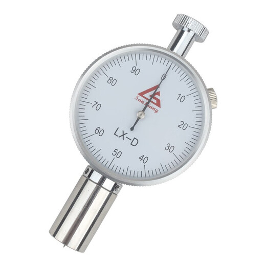 Three-quantity rubber silicone Shore hardness tester type A portable high-precision lx-a c d tester bracket JDJ06 LX-D type (with hardness block)