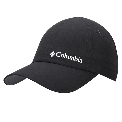 哥伦比亚（Columbia）帽子情侣款春季新款户外时尚休闲运动鸭舌帽遮阳帽棒球帽CT9272 CU0129010/黑色 均码