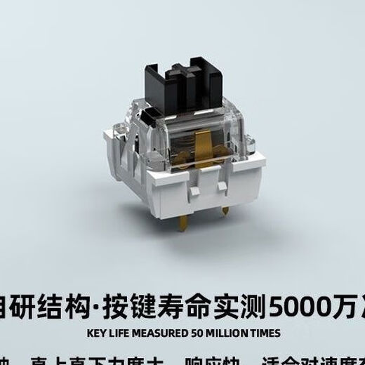 客制机械键盘轴体修复青轴黑轴茶轴红轴尘轴连点维修更换轴一字 防尘黑轴10个装 收藏店铺送拔轴器