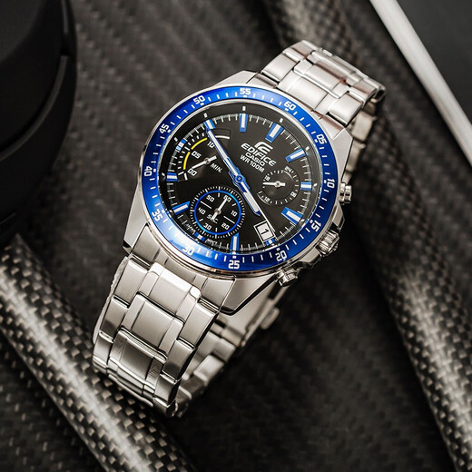 Casio (Casio) Casio (Casio) Regarder la série Edifice Quartz Sports Sports Imperproof Men's Watch EFV-540D-1A2