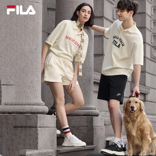 斐乐（FILA）官方川行鞋FOSSO男鞋复古帆布鞋新款休闲鞋 黑-BK 41