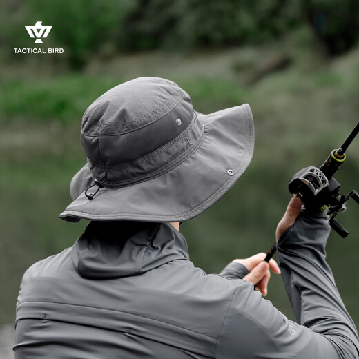 Tactical Bird Light Blade | Large head circumference, light and breathable fishing hat, summer sunshade and sun protection hat, men's seaside fisherman hat, UV protection