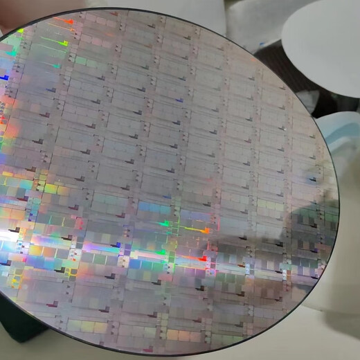 Crystal CPU wafer wafer photolithography integrated circuit chip semiconductor silicon wafer teaching science test 12 inches 02 free acrylic bracket