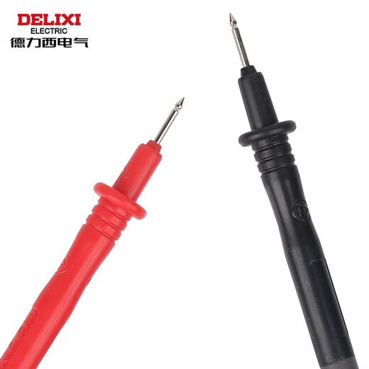 Delixi Electric Multimeter Test Leads Universal Digital Multimeter Meter Stick Clamp Test Lead Accessories Test Lead B Type 80cm 1000V