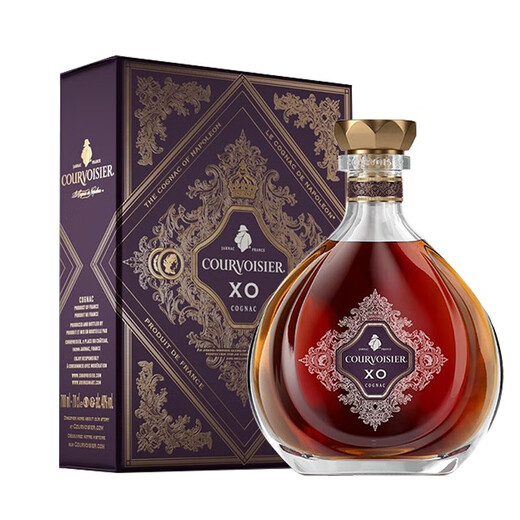 COURVOISIER行货 馥华诗拿破仑 金尊干邑白兰地法国洋酒公司货 馥华诗XO老包装 700mL 1瓶
