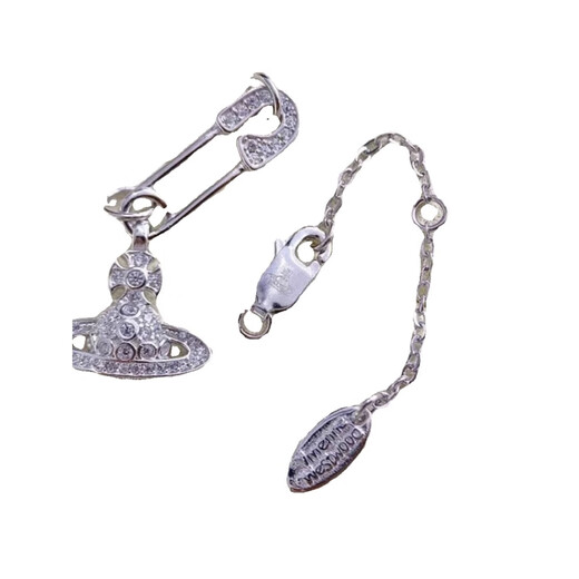 Fat Donglai's same style 18K gold pearl necklace buckle DIY accessories S925 pure l silver single row accessories silver time one silver buckle