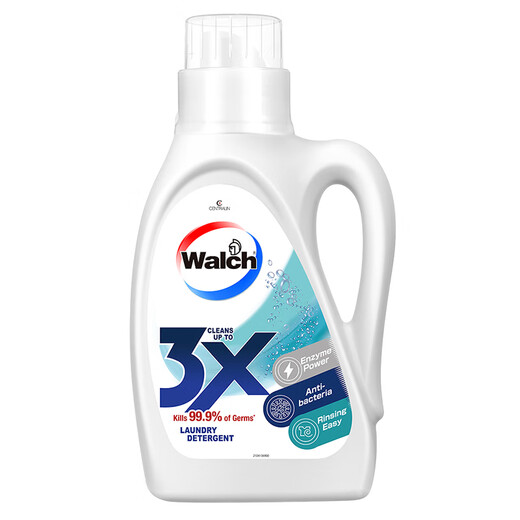 Walch 3X sterilizing laundry detergent machine washable household enzyme formula anti-mite laundry detergent for decontamination and stain removal effective 99.9% sterilization bottled 800ml (original flavor)