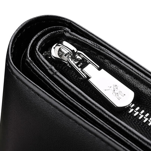 Williampolo Paul Wallet Кожаный кожаный кошелек на молнии на молнии на молнии