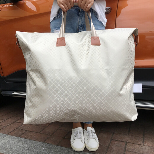 Fantasy Quilt Storage Bag Clothes Packing Bag Kindergarten Moving Artifact Luggage Bag Quilt Bag Organizing Medium Size Spring 4Jin Jin Equals 0.5kg Quilt Milky White Off-White