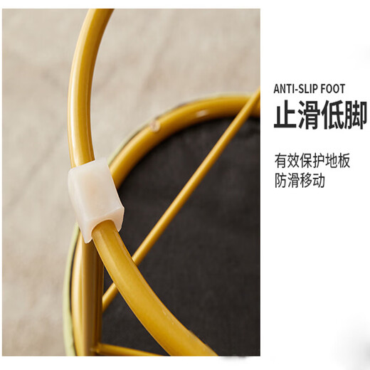 Anya small stool modern simple stool home living room sofa stool creative dressing table low stool technology cloth white