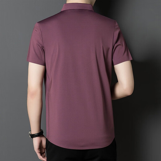 La ropa de padre de boda del hijo de Xi Muyao usa la ropa de papá Xi para asistir al vestido de banquete de boda de la camisa de manga corta Banquete de boda para hombres Rojo 136 m 90-115Jin [Jin equivale a 0.5 kg]