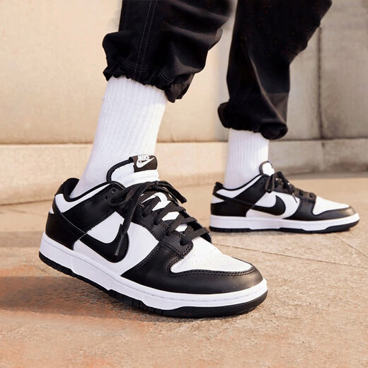 nike 耐克（NIKE）男鞋 黑白熊猫 DUNK SB LOW 2024秋季男子低帮板鞋 DD1391-100/黑白熊猫 39