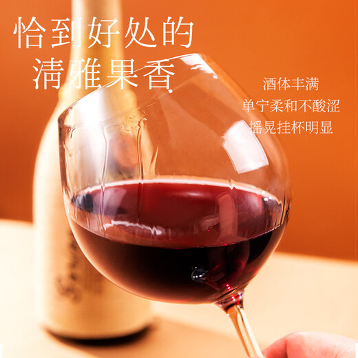 歌瑞安 法国进口AOP红酒 16.5度丹魄干红葡萄酒整箱750ml*6瓶礼盒装
