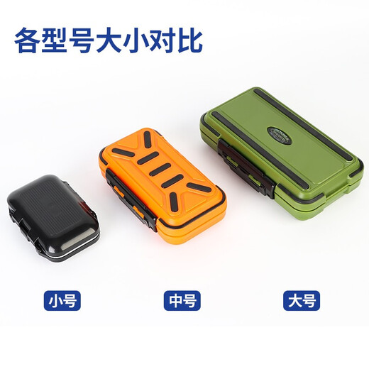 Xionghuo Luya Box Portable Fishing Gear Accessories Box 20cm Multifunctional False Bait Lead Skin Fish Hook Space Bean Eight-Character Ring Storage Box Tool Box