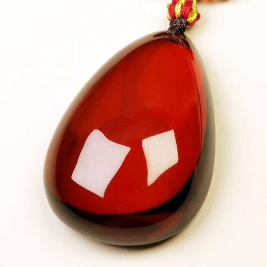 Amber School, one thing, one picture, one certificate, natural amber pendant for men and women, sweater chain, hanging chain, red brown amber pendant, 14.31g, 46*33*16mm