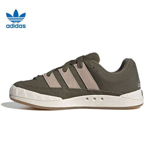 阿迪达斯（adidas）三叶草男女同款板鞋2025夏季新款ADIMATIC经典复古低帮运动鞋休闲 IE9864橄榄绿 39 (240mm)