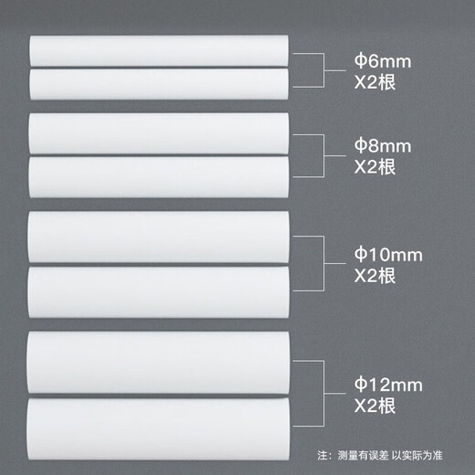 McCooqi Data Cable Protective Cover, Anti-Break Heat Shrink Tube, Huawei, Xiaomi, Apple Wire Network Cable, Data Cable Broken Skin Repair Insulating Shrink Sleeve, 8 Pack [White]