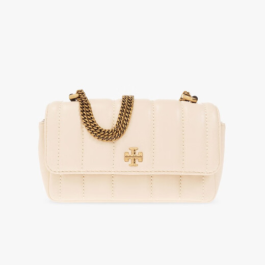 托里.伯奇（TORY BURCH）汤丽柏琦女士KIRA迷你链条单肩包斜挎包时尚女包 白色142567 724