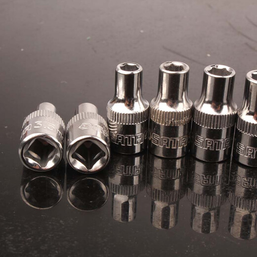 Shida Sata Hexagonal Small Fast Sleeve 63 mm14 Hexagonalhülsenkopf Xiaofei Kurzarmschlüssel 11301 5mm Xiaofei 6.3 Serie 11304