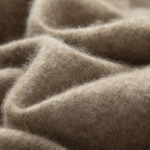 Mushi Herbst- und Winter -Herren -Kaschmirpullover 100% reine Kaschmirpullover Herrenrunde Nacken Feste Farbgestricke Basishemd PL014R100 Gao Ya Camel L.