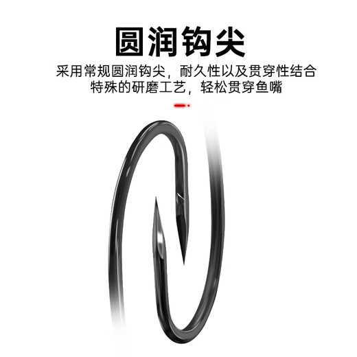 King lure crank hook thin strip wide belly lightweight freshwater bass soft worm soft bait hook lead-free Texas fishing group 2#