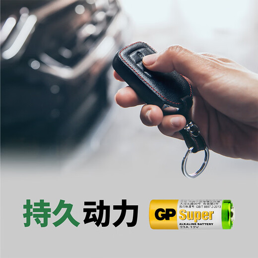 超霸（GP）23A12V高伏5粒碱性电池适用于门铃/遥控器/车辆防盗器/玩具/等商超同款