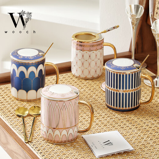 WOOCH Victoria cover cup gift box, high-value water cup, pair of mugs, housewarming, wedding and birthday souvenirs