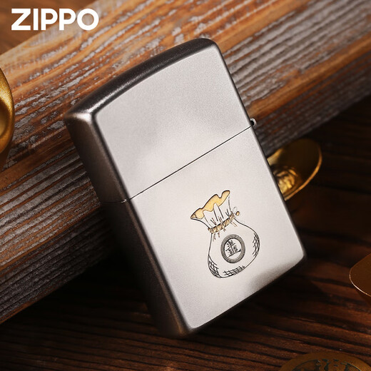 ZIPPO打火机 黄金万两创意精雕官网正版防风煤油男友 黄金万两【新机无油】DY9902DK