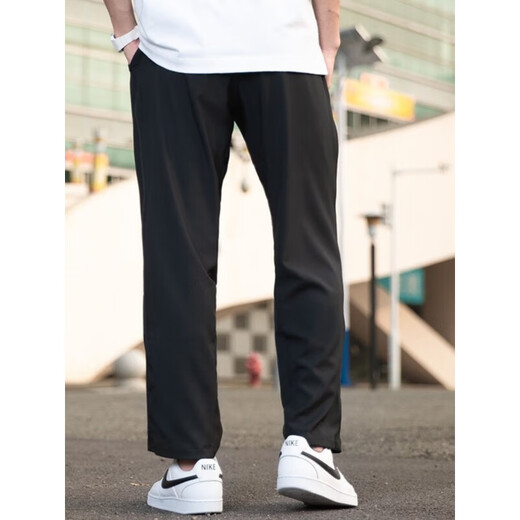 耐克（NIKE）裤子男裤春季跑步休闲梭织裤长裤宽松直筒裤速干运动裤男 DM6627-010 速干梭织 直筒裤 XL