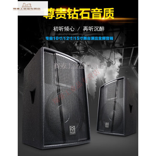 马田/玛田音箱F10寸12寸15寸全频音响舞台演出KTV酒吧慢摇部分定 F12156磁