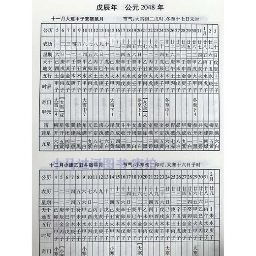 正版 749页大易学万年历19362050全面实用准确 老黄历