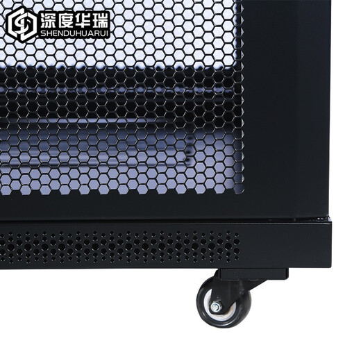 深度华瑞网络设备弱电机柜带锁 600深/宽 加厚款 适用网络交换机/UPS电源/监控 前后单开网门 WA-6627 600*600*1400 27U