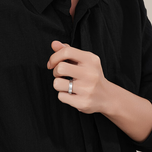 Chao Acer PT950 Platinum Ring Couple Ring Birthday Gift Price Platinum SRP40000848 Female Approximately 3.9g