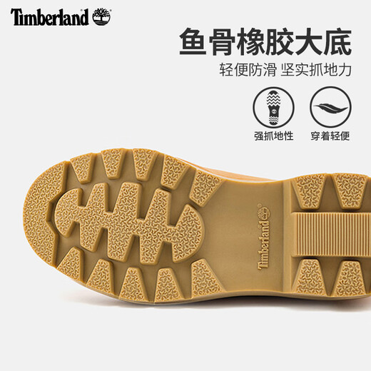Timberland official kick-off men's shoes new big yellow boots outdoor waterproof leather is large 18094 18094W/wheat color 43